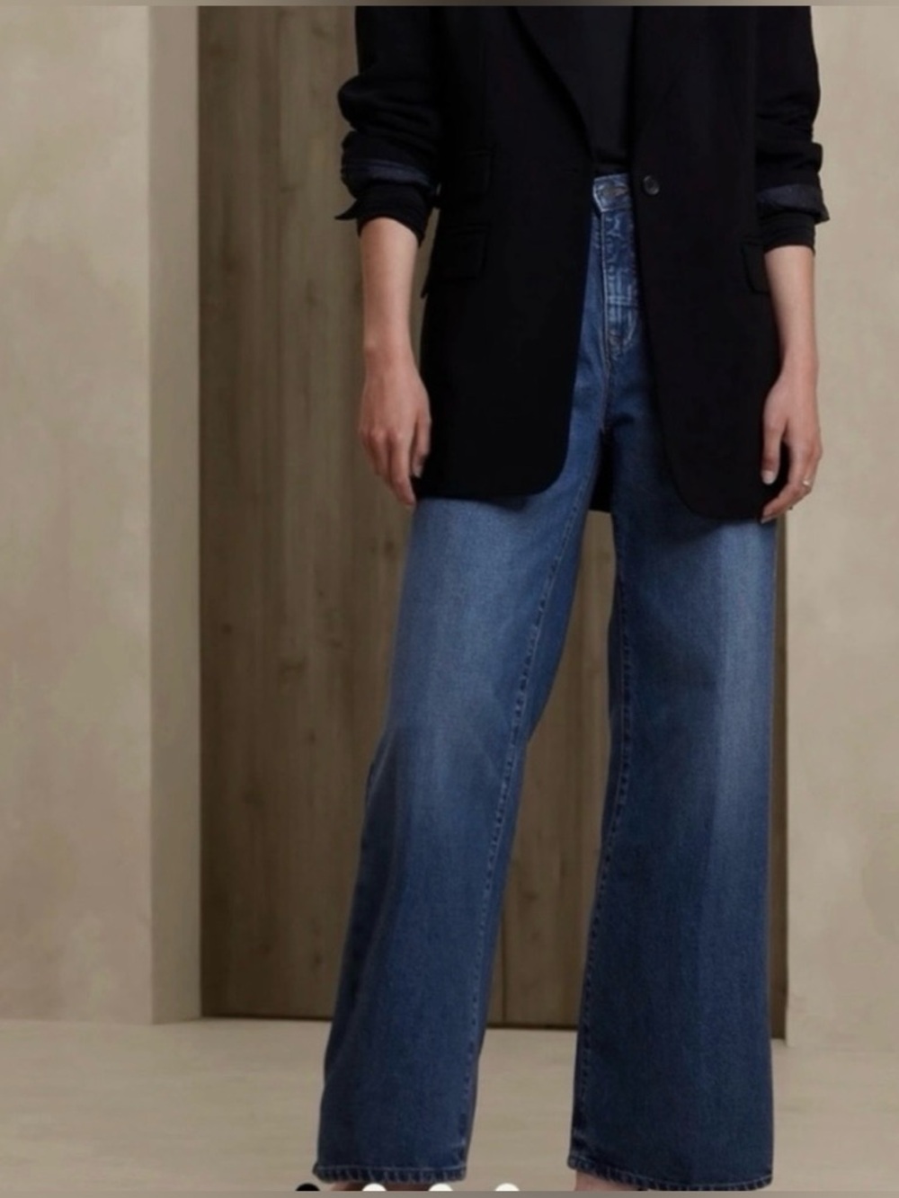 BANANA REPUBLIC HIGH RISE TROUSER JEANS